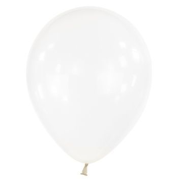 Кулька повітряна латексна 30 см (100) білий, матовий, IDEA7-DL-013 841079 фото