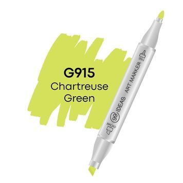 Маркер двосторонній Шартрез зелений, G915, 99IDEAS 811659 фото