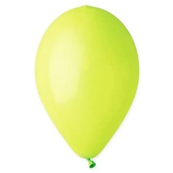 Кулька повітряна латексна 30 см (100) макарун лимонно-зелений, IDEA7-DL-019 841085 фото