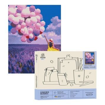 Набір з алмазною мозаїкою "Назустріч мрії" 40*50 см, IDEA2-CK6033, ТМ "99IDEAS" 1007969 фото