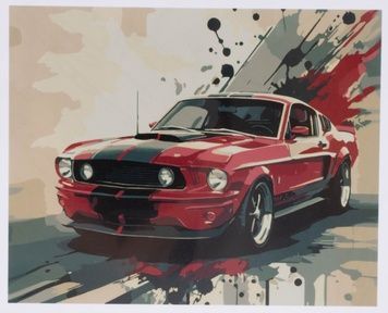Картина за номерами 40*50 см "Mustang Gt Shelby", IDEA2-011 1015891 фото