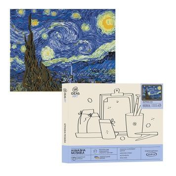 Набір з алмазною мозаїкою "Зоряна ніч", 40*50 см, IDEA2-CK304 987645 фото