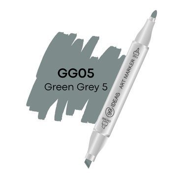 Маркер двосторонній Сіро-зелений 5, GG05, 99IDEAS 811497 фото
