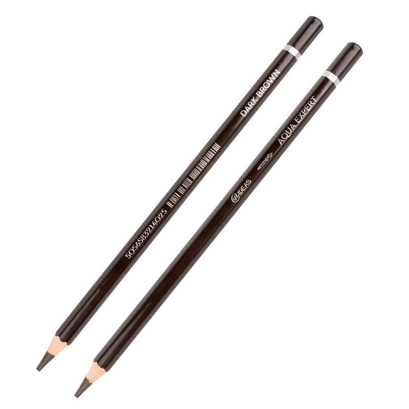 Олівець акварельний 99IDEAS "Aqua Expert",&nbsp;Dark Brown/Темно-коричневий, 99AE-DBRWN 802797 фото