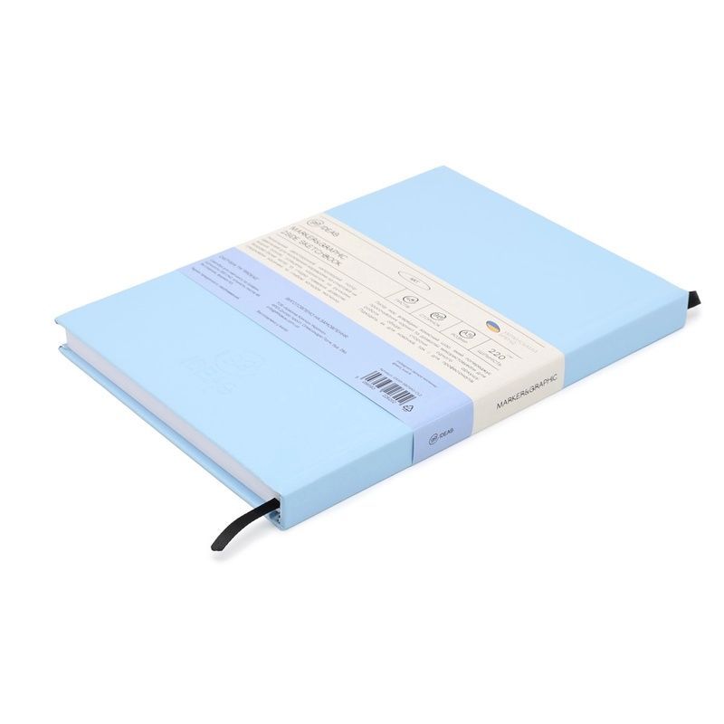 Скетчбук для маркерів PU А5 48 арк. 220 г/м2, двостор., кольорова обкл., IDEA9-SBDSA5-CL2 1037917 фото