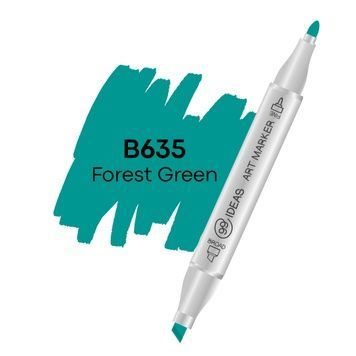 Маркер двосторонній Зелений ліс, B635, 99IDEAS 811569 фото