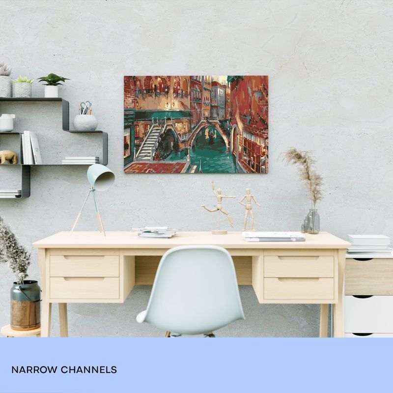 Картина за номерами 99IDEAS "Вузькі канали" 40*50 см, GX7229 804696 фото
