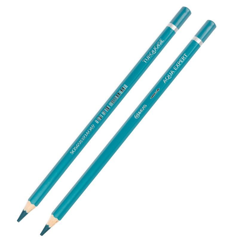 Олівець акварельний 99IDEAS "Aqua Expert",&nbsp;Turquoise/Бірюзовий, 99AE-TURQ 802811 фото