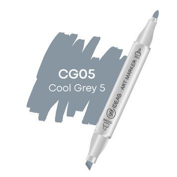 Маркер двосторонній Холодний сірий 5, CG05, 99IDEAS 811511 фото