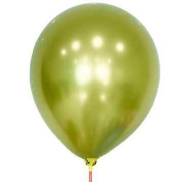 Кулька повітряна латексна 30 см (50) металік фруктовий зелений, IDEA7-DL-030 841095 фото